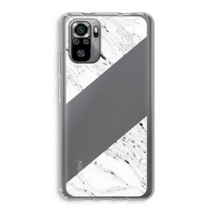 Biggest stripe: Xiaomi Redmi Note 10S Transparant Hoesje
