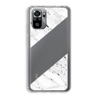 Biggest stripe: Xiaomi Redmi Note 10S Transparant Hoesje