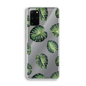 Tropische bladeren: Samsung Galaxy S20 Plus Transparant Hoesje