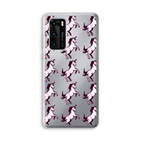 Musketon Unicorn: Huawei P40 Transparant Hoesje