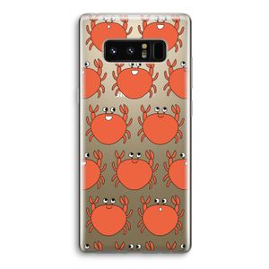 Krab: Samsung Galaxy Note 8 Transparant Hoesje