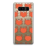 Krab: Samsung Galaxy Note 8 Transparant Hoesje