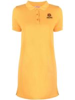 Kenzo robe-polo à logo brodé - Orange