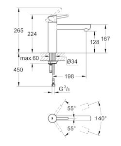 Grohe Concetto keukenkraan supersteel 31128DC1