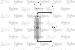 Valeo Brandstoffilter 587015