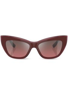 Dolce & Gabbana Eyewear lunettes de soleil à monture papillon - Rouge