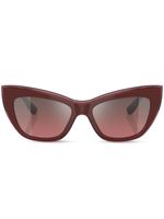 Dolce & Gabbana Eyewear lunettes de soleil à monture papillon - Rouge