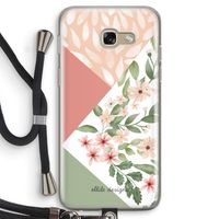 Sweet heaven geometrics: Samsung Galaxy A5 (2017) Transparant Hoesje met koord