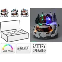 Kersttafereel Trein met LED en Beweging Assorti 1st