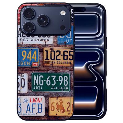 Apple iPhone 17 Pro Backcover Hoesje Kentekenplaten