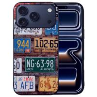 Apple iPhone 17 Pro Backcover Hoesje Kentekenplaten