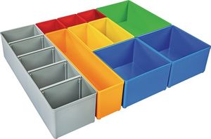 L-BOXX Indelings-set | B349xD265xH63 mm | blauw/geel/oranje/rood/groen/grijs | Blauw/geel/oranje/rood/groen/grijs | 1 stuk - 6000010088 - 6000010088