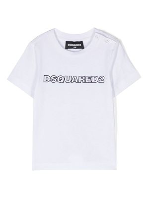DSQUARED2 KIDS t-shirt à logo imprimé - Blanc