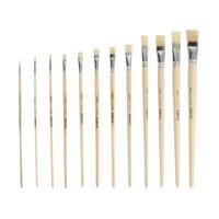 Kwast qrea varkenshaar set à 12 breedtes