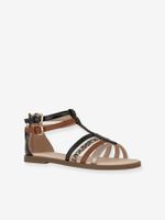 Meisjessandalen Karly G D GEOX® zwart caramel - thumbnail