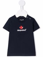 DSQUARED2 KIDS t-shirt à logo imprimé - Bleu