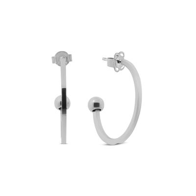 Oorbellen hoops square | 8-13 mm - Stainless steel - Zilver - 13mm