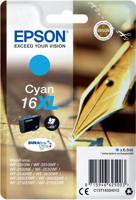 Epson inktcartridge 16XL, 450 pagina&apos;s, OEM C13T16324012, cyaan
