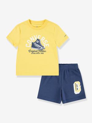 Retro Remix Set T-shirt Baskets + Short CONVERSE marineblauw