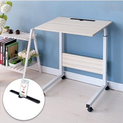 Verwisselbare laptop Desk luie bed studiebureau bed computer bureau grootte: 60x40cm (Witte esdoorn met sleuf)