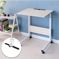 Verwisselbare laptop Desk luie bed studiebureau bed computer bureau grootte: 60x40cm (Witte esdoorn met sleuf)