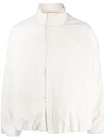 Jil Sander veste matelassée à fermeture zippée - Blanc