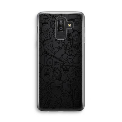Vexx Black City : Samsung Galaxy J8 (2018) Transparant Hoesje