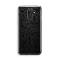 Vexx Black City : Samsung Galaxy J8 (2018) Transparant Hoesje