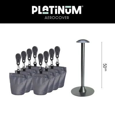 Platinum Aerocover Cover support pole set