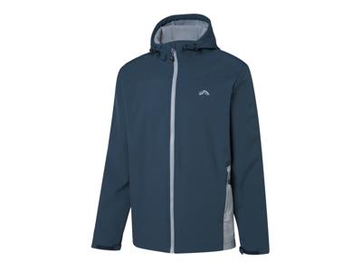CRIVIT Heren thermo softshell jas (Blauw, XL)