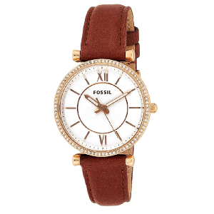 Fossil Carlie Armbandhorloge Vrouw Quartz Goud