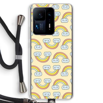 Regenboog: Xiaomi Mi Mix 4 Transparant Hoesje met koord