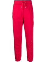 Armani Exchange pantalon de jogging à logo brodé - Rouge