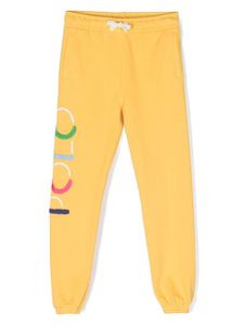 POLO RALPH LAUREN KIDS pantalon de jogging fuselé à logo brodé - Jaune