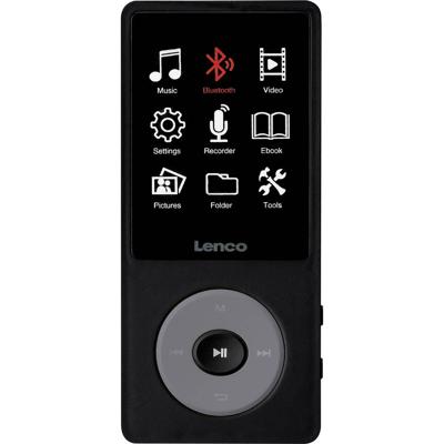 Lenco Xemio-860BK - MP3/MP4-Spieler mit Bluetooth und 8 GB internem Speicher - Schwarz Discman