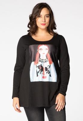 Yoek Tuniek Big eyes flare | Zwart | Maat 58/60