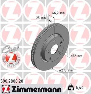 Remschijf Coat Z 590280020