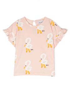 Bobo Choses t-shirt imprimé à volants - Rose