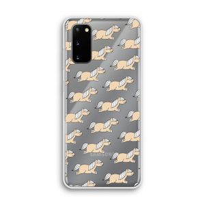 Ponys: Samsung Galaxy S20 Transparant Hoesje
