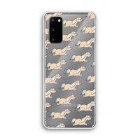 Ponys: Samsung Galaxy S20 Transparant Hoesje