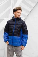 Under Armour Legend Down Winterjas Heren Zwart/Blauw - Maat M - Kleur: ZwartBlauw | Soccerfanshop