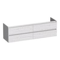 Brauer Joy - Onderkast - 160 cm - met 4 Softclose Lades Greeploos en 2 Sifon Uitsparingen - Forest Seashell