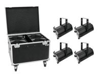 EUROLITE Set 4x LED THA-120PC Theater Spot + Case