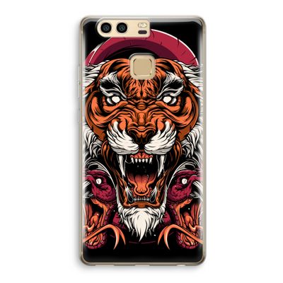 Tiger and Rattlesnakes: Huawei P9 Transparant Hoesje