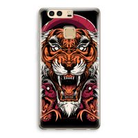 Tiger and Rattlesnakes: Huawei P9 Transparant Hoesje
