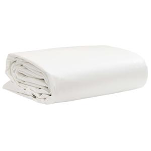 VidaXL Dekzeil 650 g/m² 4x4 m wit