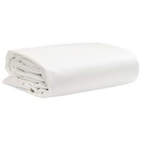 VidaXL Dekzeil 650 g/m² 4x4 m wit