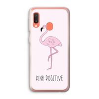 Pink positive: Samsung Galaxy A20e Transparant Hoesje