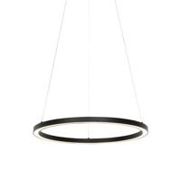 QAZQA Smart hanglamp zwart 60 cm incl. LED en RGBW - Girello