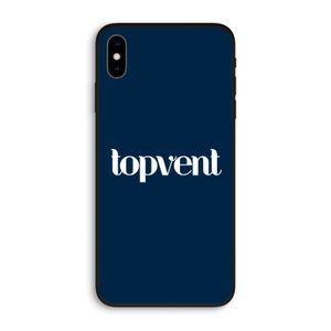 Topvent Navy: iPhone XS Max Biologisch afbreekbaar hoesje